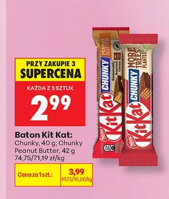 Baton Kit Kat Chunky promocja w Biedronka