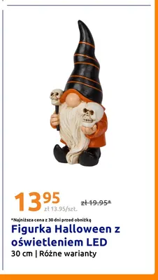 Figurka Halloween z oświetleniem LED 30 cm promocja w Action