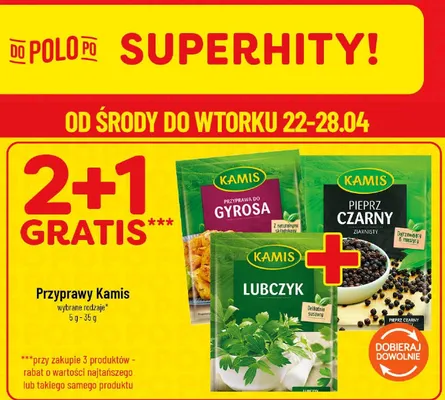 Przyprawy wybrane rodzaje promocja w POLOmarket