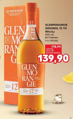 Whisky Glenmorangie Original 12 YO promocja w Kaufland