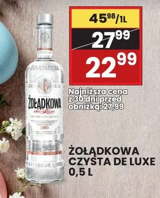 Wódka czysta de luxe promocja w Wafelek