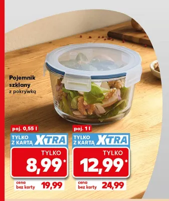 Pojemnik szklany z pokrywką Silvercrest 1 l promocja w Kaufland