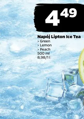 Napój Ice Tea Peach 500 ml promocja w Netto