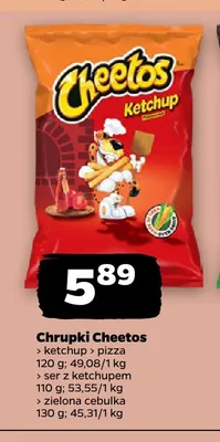 Chrupki zielona cebulka Cheetos promocja w Netto