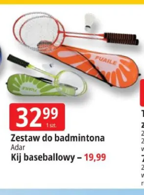 Zestaw do badmintona Adar promocja w Leclerc