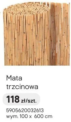 Mata trzcinowa promocja w Castorama