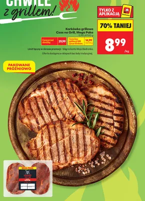 Karkówka grillowa Czas na Grill marynata klasyczna Mega Paka promocja w Biedronka