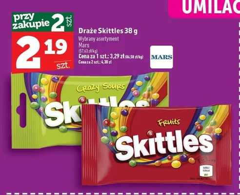Draże Skittles Fruits promocja w TOPAZ