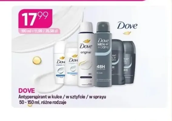 Antyperspirant w sprayu Dove promocja w Drogerie Koliber