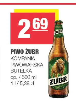 Piwo Żubr promocja w SPAR