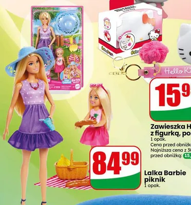 Lalka Barbie piknik promocja w Dino
