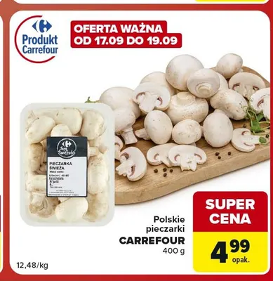 Polskie pieczarki Carrefour promocja w Carrefour Market