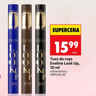 Tusz do rzęs Eveline Look Up promocja w Biedronka