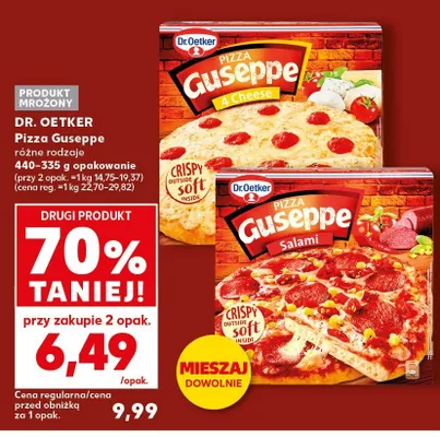 Pizza Guseppe 4 Cheese Dr. Oetker promocja w Kaufland