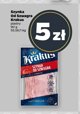 Szynka Od Szwagra Krakus plastry promocja w Netto