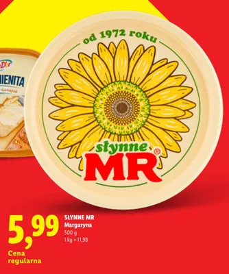 Margaryna Słynne MR promocja w Lidl