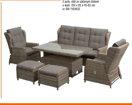 Komplet mebli Tosca promocja w OBI