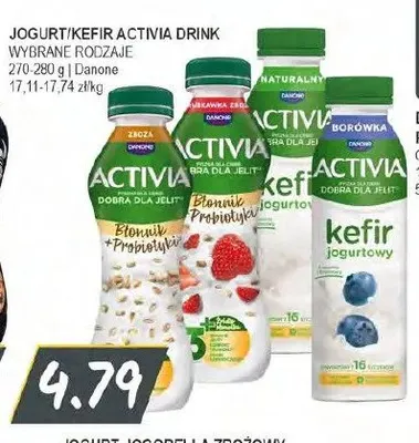 Jogurt Activia Drink błonnik probiotyki Danone promocja w Słoneczko