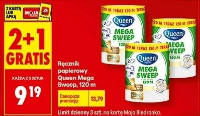Ręcznik kuchenny Mega Sweep promocja w Biedronka