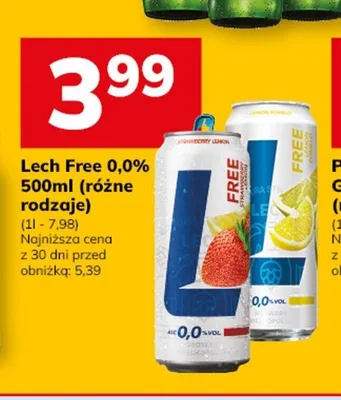 Piwo bezalkoholowe Lech Free Active Hydrate promocja w Hitpol
