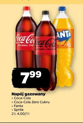 Napój gazowany Coca-Cola Zero Cukru promocja w Netto