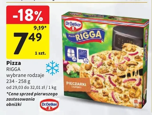 Pizza Rigga promocja w Intermarche