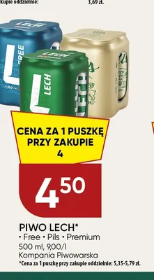 Piwo bezalkoholowe Lech promocja w Chata Polska
