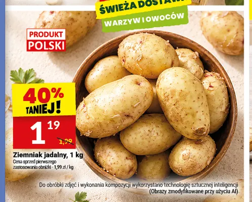 Ziemniaki jadalne promocja w Twój Market