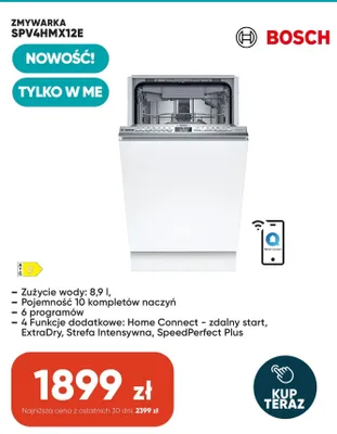 Zmywarka Bosch SPV4HMX12E promocja w Max Elektro