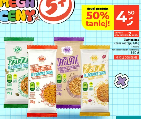 Ciasteczka gruszkowe Box Vital bez dodatku cukru promocja w Dealz