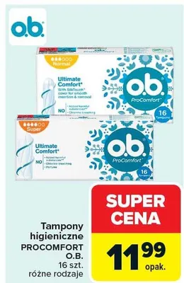 Tampony higieniczne Procomfort promocja w Carrefour