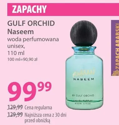 Woda perfumowana Naseem unisex promocja w Hebe