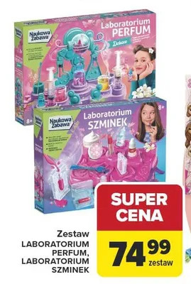 Zestaw LABORATORIUM SZMINEK promocja w Carrefour