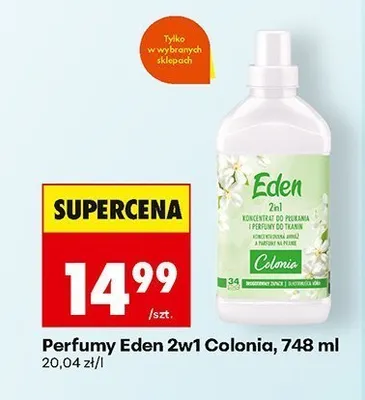 Perfumy Eden 2w1 Colonia promocja w Biedronka