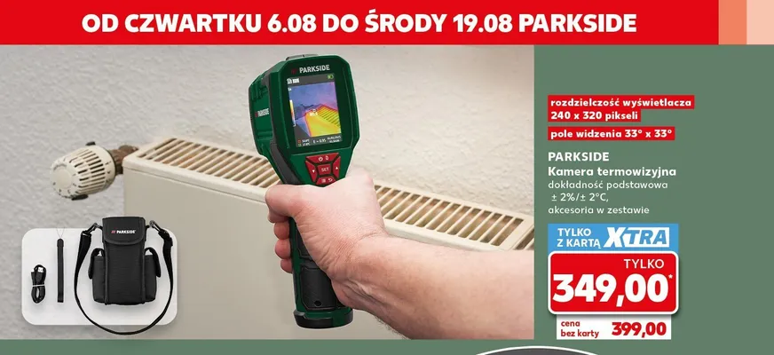 Kamera termowizyjna PARKSIDE promocja w Kaufland
