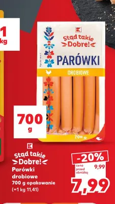 Parówki drobiowe Stąd takie Dobre! promocja w Kaufland