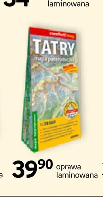 Mapa panoramiczna Tatry Expressmap promocja w Empik