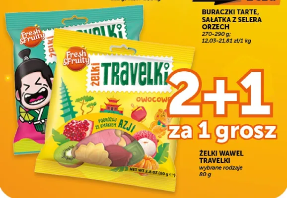 Żelki Wawel Travelki promocja w ABC