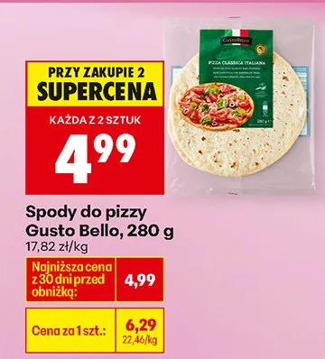 Spody do pizzy promocja w Biedronka