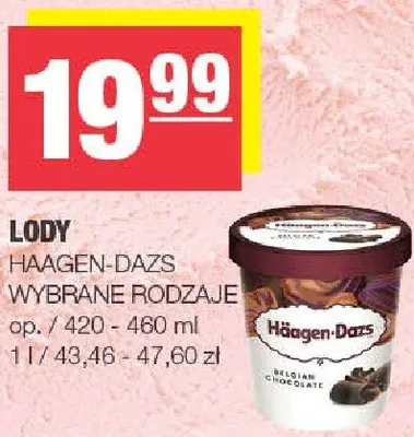 Lody Haagen-Dazs promocja w SPAR