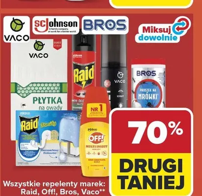 Spray na owady latające Raid promocja w Carrefour Market