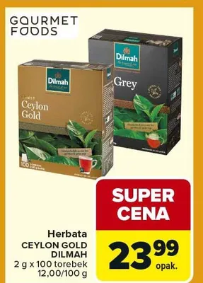 Herbata Ceylon Gold promocja w Carrefour