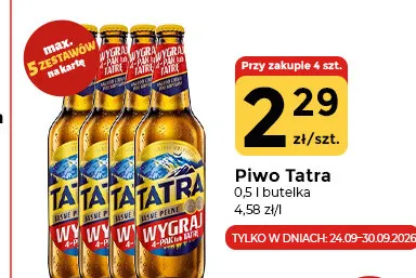 Piwo Tatra promocja w Społem Częstochowa