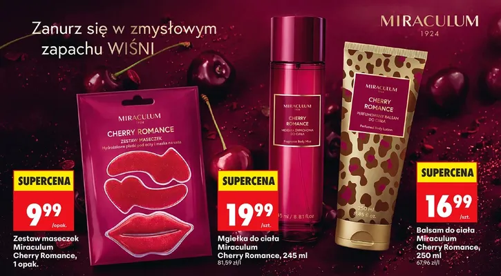 Mgiełka do ciała Cherry Romance promocja w Biedronka