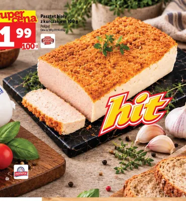 Pasztet biały z kurczakiem Pekpol promocja w TOPAZ