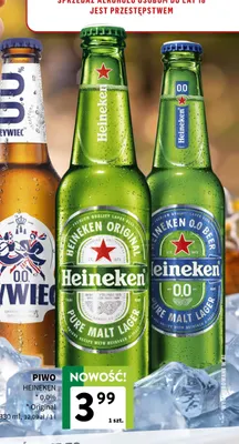 Piwo Heineken Original promocja w Intermarche