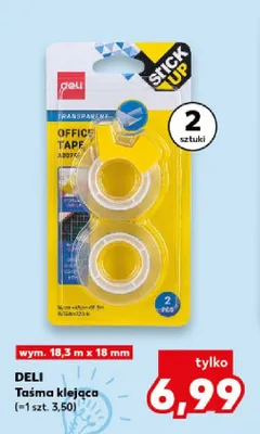 Taśma klejąca Deli 2-pak promocja w Kaufland