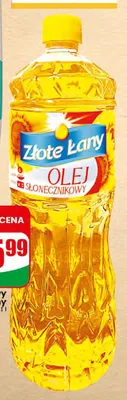 Olej słonecznikowy Złote Łany promocja w Dino