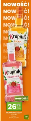 Wódka Krupnik Smakowy Grejpfrut promocja w Twój Market