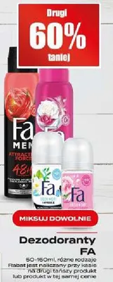 Dezodoranty różne rodzaje promocja w Supeco